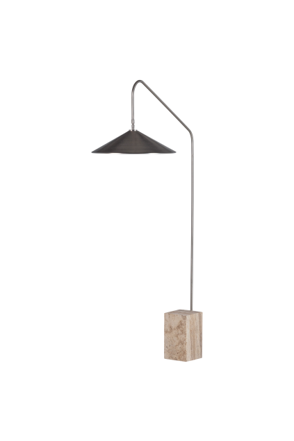 377936 C 02 VS Korn vloerlamp metaal chrome FA
