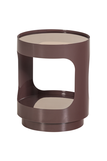 377933 B 02 VS Sero bijzettafel metaal glas bruin FA