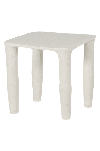 377846 O 01 VS Vion lage bijzettafel papier mache off white FA