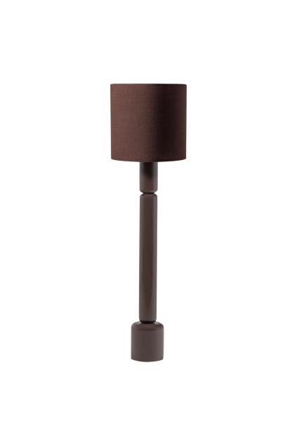 377826 D 01 VS Zivian vloerlamp hout hoogglans donkerbruin F1
