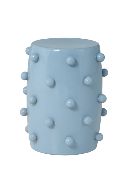 400564 L 01 VS VT Knobs decoratieve bijzettafel 39x46cm keramiek lichtblauw F1