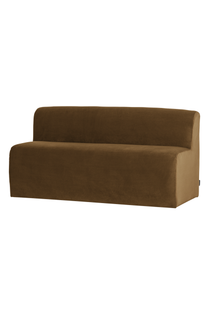 378032 VH 02 VS WP Mojo Base eetbank 164cm rugleuning velvet honinggeel FA