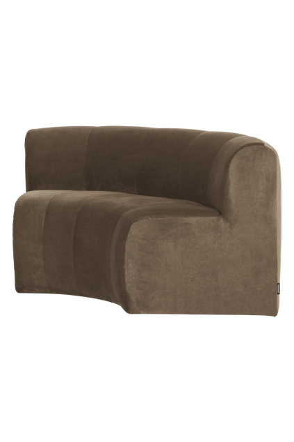 378036 VT 02 VS WP Mojo Base eetbank hoek rug velvet taupe FA