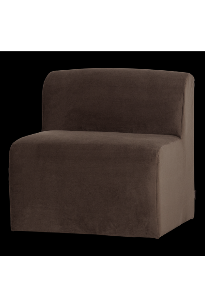 378033 VB 02 VS WP Mojo Base eetbank 84cm rugleuning velvet bruin FA