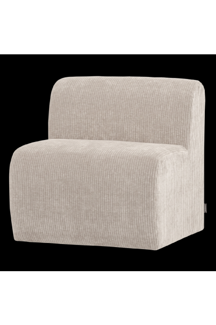 378033 E 02 VS WP Mojo Base etbank 84cm rugleuning ribstof ecru FA