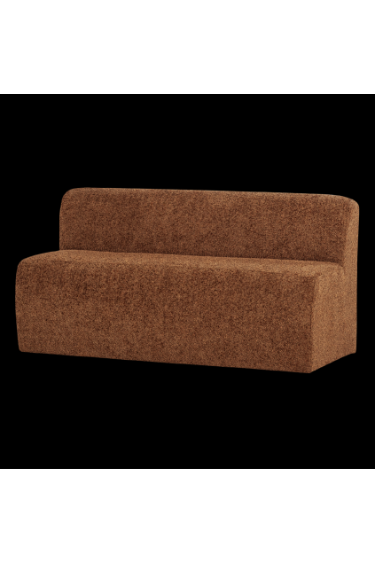 378032 WR 02 VS WP Mojo base eetbank 164cm rugleuning wollig roestbruin FA