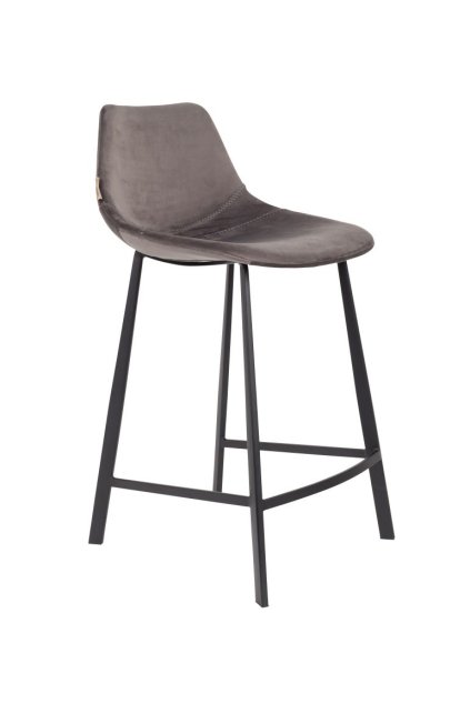 dutchbone franky velvet pultova stolicka