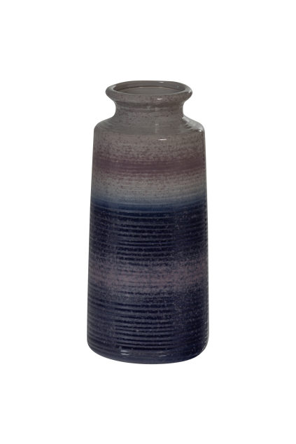 375066 PB 01 VS Decennia XL vaas keramiek paars blauw F1