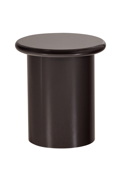 377996 D 01 VS Mavon bijzettafel mdf hoogglans 45x40cm donkerbruin F1