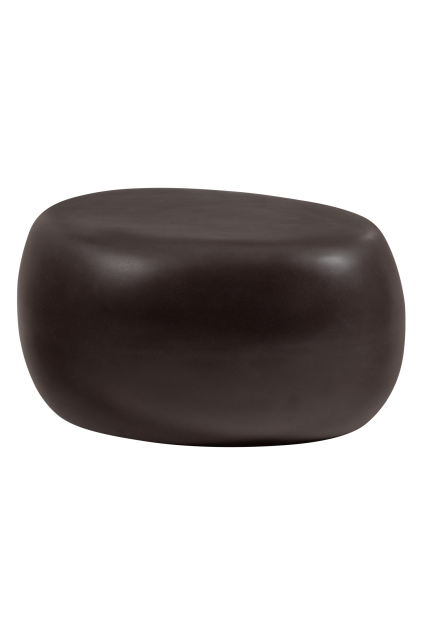 375155 D 01 VS Pebble bijzettafel 31x65x49 cm betonlook donkerbruin FA