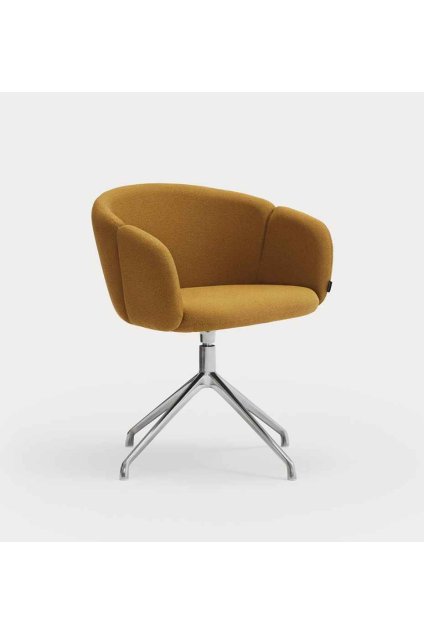 add fabric silver otocna stolicka s podruckami