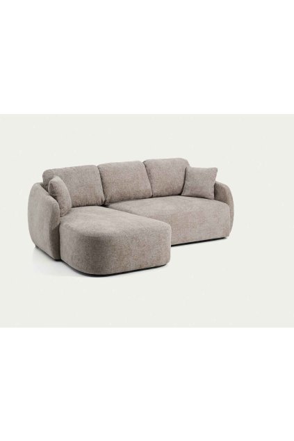 laira 3 left taupe roztahovacia pohovka