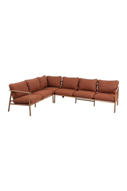 377716 TN 02 VS WO Cavero tuin loungeset aluminium terra naturel FA