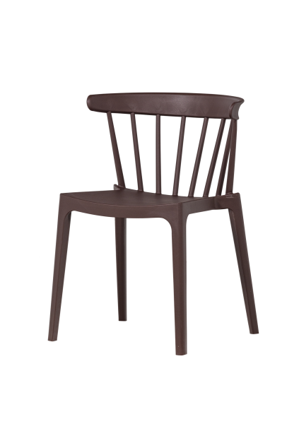 378634 P 01 VS ES Bliss tuinstoel met spijlen kunststof paars bruin FA