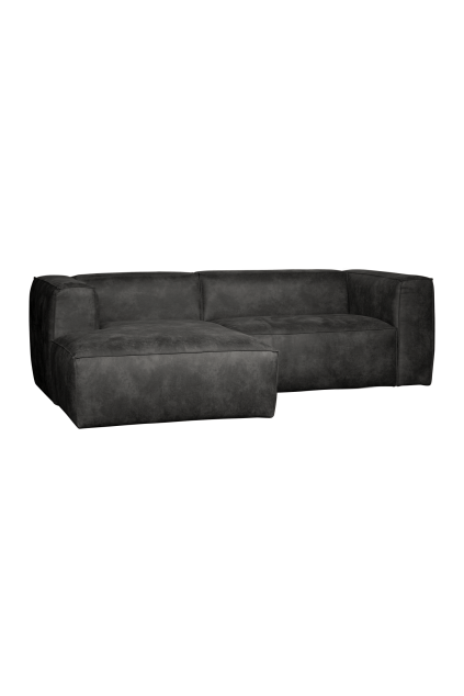377432 Z 01 VS ES Bean chaise longue bank links ecoleer zwart F1