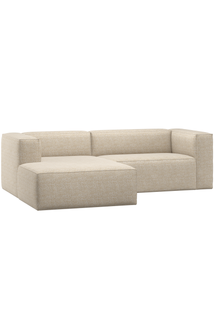 377432 EM 01 VS ES Bean chaise longue bank links beige melange F1