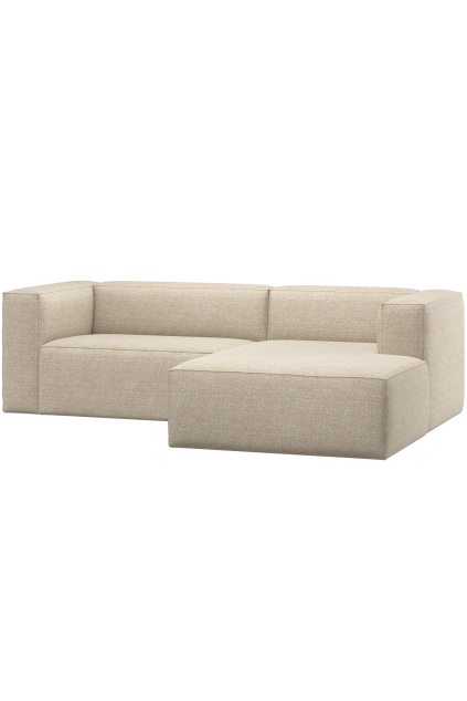 377433 EM 01 VS ES Bean chaise longue bank rechts beige melange F1
