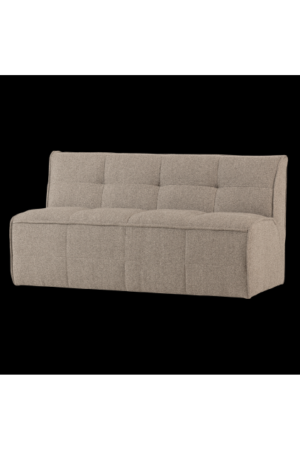 400561 KB 02 VS VT Cluster eetbankje met rugleuning boucle khaki bruin FA