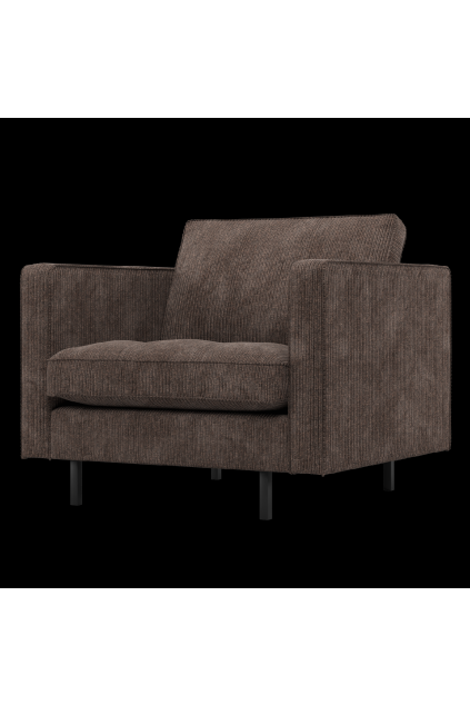 800888 U 01 VS WP Rodeo classic fauteuil ribstof bruin F1