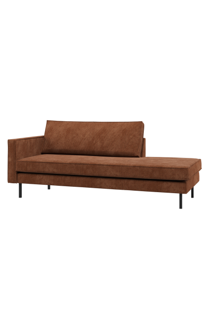 800743 R 01 VS WP Rodeo daybed links ribstof roestbruin F1