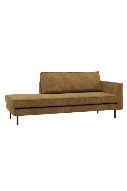800746 H 01 VS WP Rodeo daybed rechts ribstof honinggeel F1