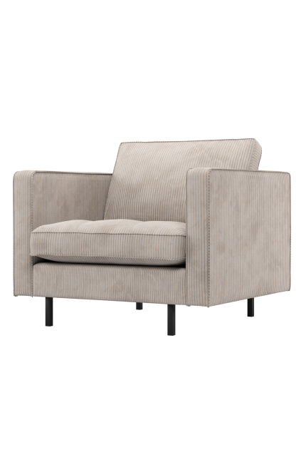 800888 E 01 VS WP Rodeo classic fauteuil ribstof ecru F1