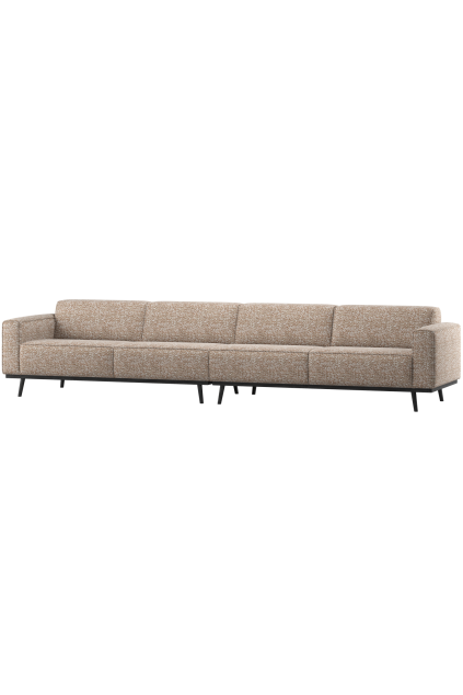 378656 LM 01 VS Statement XL 4 zits bank 372cm Lichtbruin melange F1