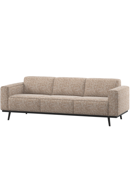 377088 LM 01 VS Statement 3 zits bank 230cm lichtbruin melange F1