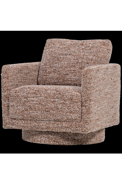377652 B 01 VS WP Oska draaifauteuil bruin melange FA