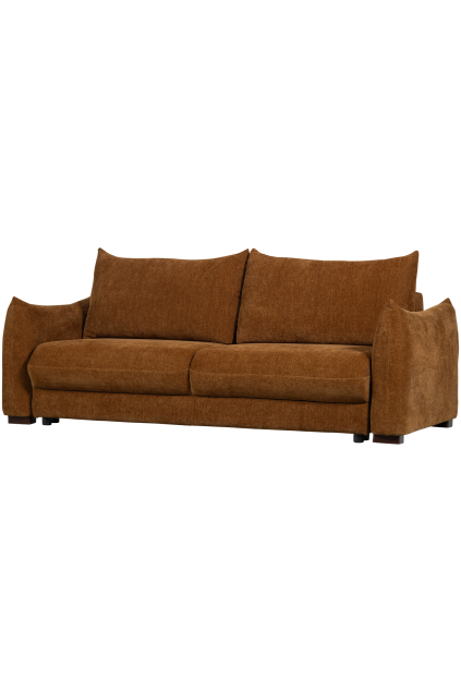 377629 B 01 VS ES jonne 3 zits slaapbank chenille bruin FA