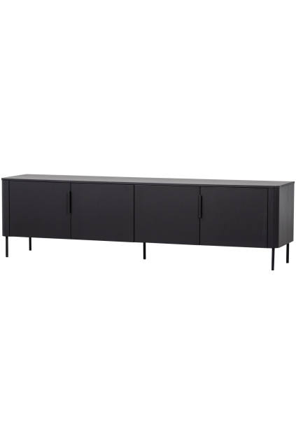 377594 MZ 01 VS WP Gunnar tv meubel 200cm grenen matzwart FA