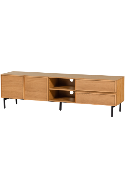 377551 N 01 VS ES Tours tv meubel 180cm melamine mdf naturel FA