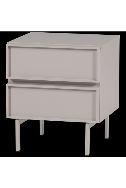 377548 Z 01 VS ES Tours ladekast nachtkastje 2 lades melamine mdf FA