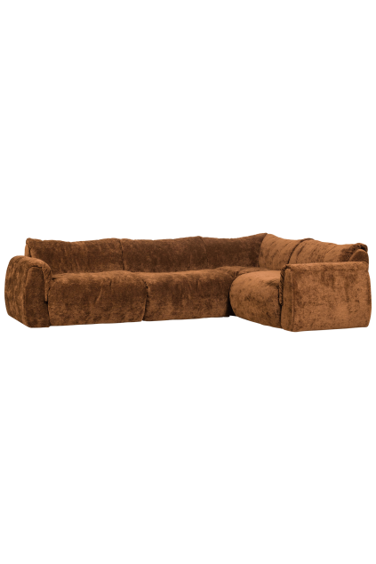377529 MB 01 VS WE Baggy hoekbank rechts 3D chenille middenbruin FA