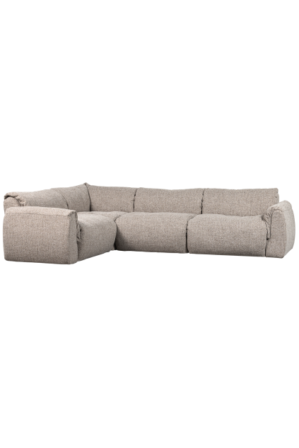 377528 NM 01 VS WE Baggy hoekbank links geweven stof naturel melange FA