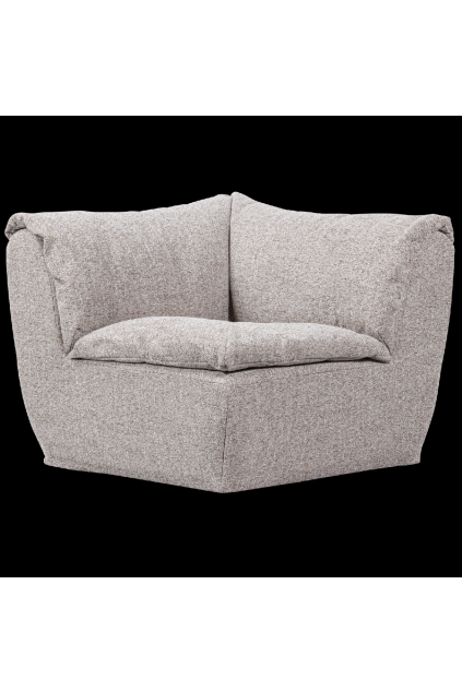 377523 NM 01 VS WE Baggy hoekelement geweven stof naturel melange FA