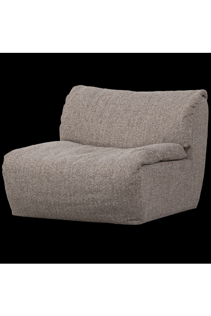 377520 BM 01 VS WE Baggy 1 zits geweven stof bruin melange FA