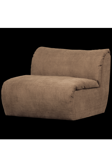 377520 BR 01 VS WE Baggy 1 zits geweven chenille bruin FA PS