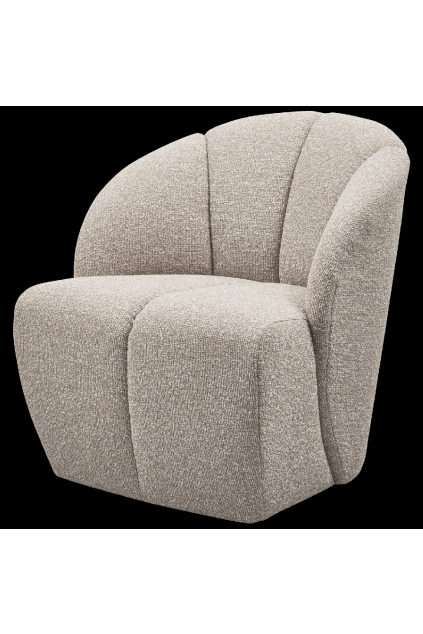 377463 EM 02 VS WE Mojo draaifauteuil boucle beige melange SA