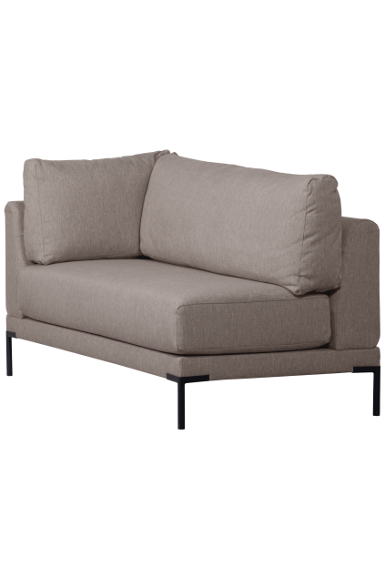 400526 T 02 VS VT Couple eetbank hoekelement rechts taupe melange SA