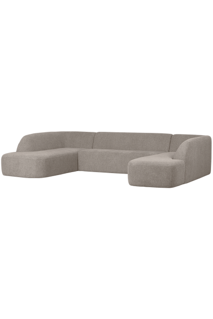 801367 W 02 VS BP Sloping U vorm bank off white melange SA