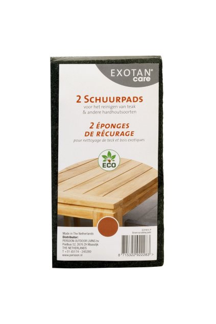 ECP455 P 01 VS EXT Care onderhoudsmiddel schuurpads groen 2 stuks