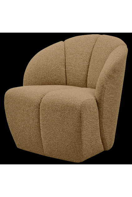 377463 GM 02 VS WE Mojo draaifauteuil boucle geel bruin melange SA