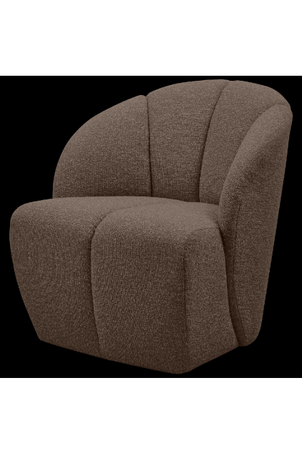 377463 BM 02 VS WE Mojo draaifauteuil boucle bruin melange SA