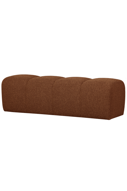 377461 RM 02 VS WE Mojo bankje 160cm boucle roest bruin melanges SA