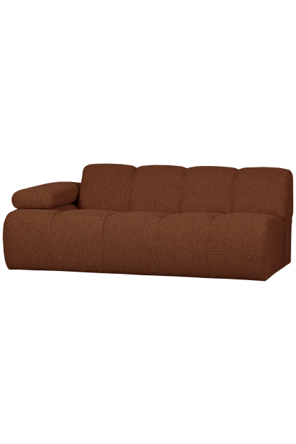 377456 RM 02 VS WE Mojo 2 zits met arm links boucle roest bruin melange SA