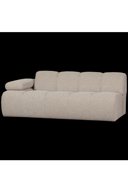 377456 EM 02 VS WE Mojo 2 zits met arm links boucle beige melange SA