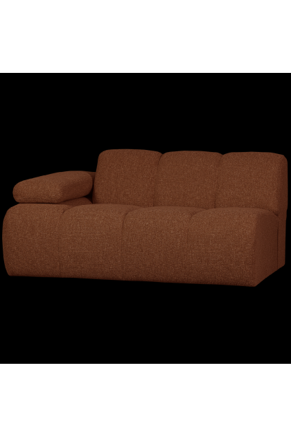 377454 RM 02 VS WE Mojo 1 5 zits met arm links boucle roest bruin melange SA