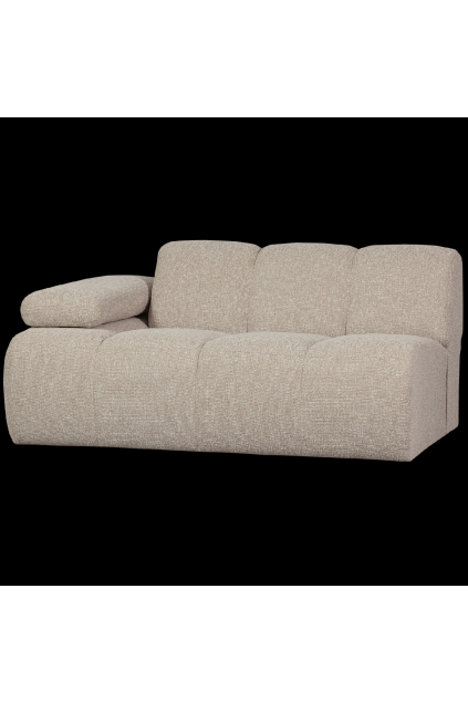 377454 EM 02 VS WE Mojo 1 5 zits met arm links boucle beige melange SA