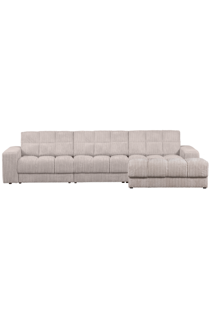 379013 RN 01 VS WE Second date chaise longue rechts grove rinstof naturel